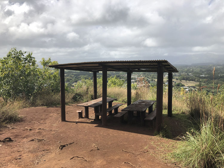 The vista from the Nounou picnic spot